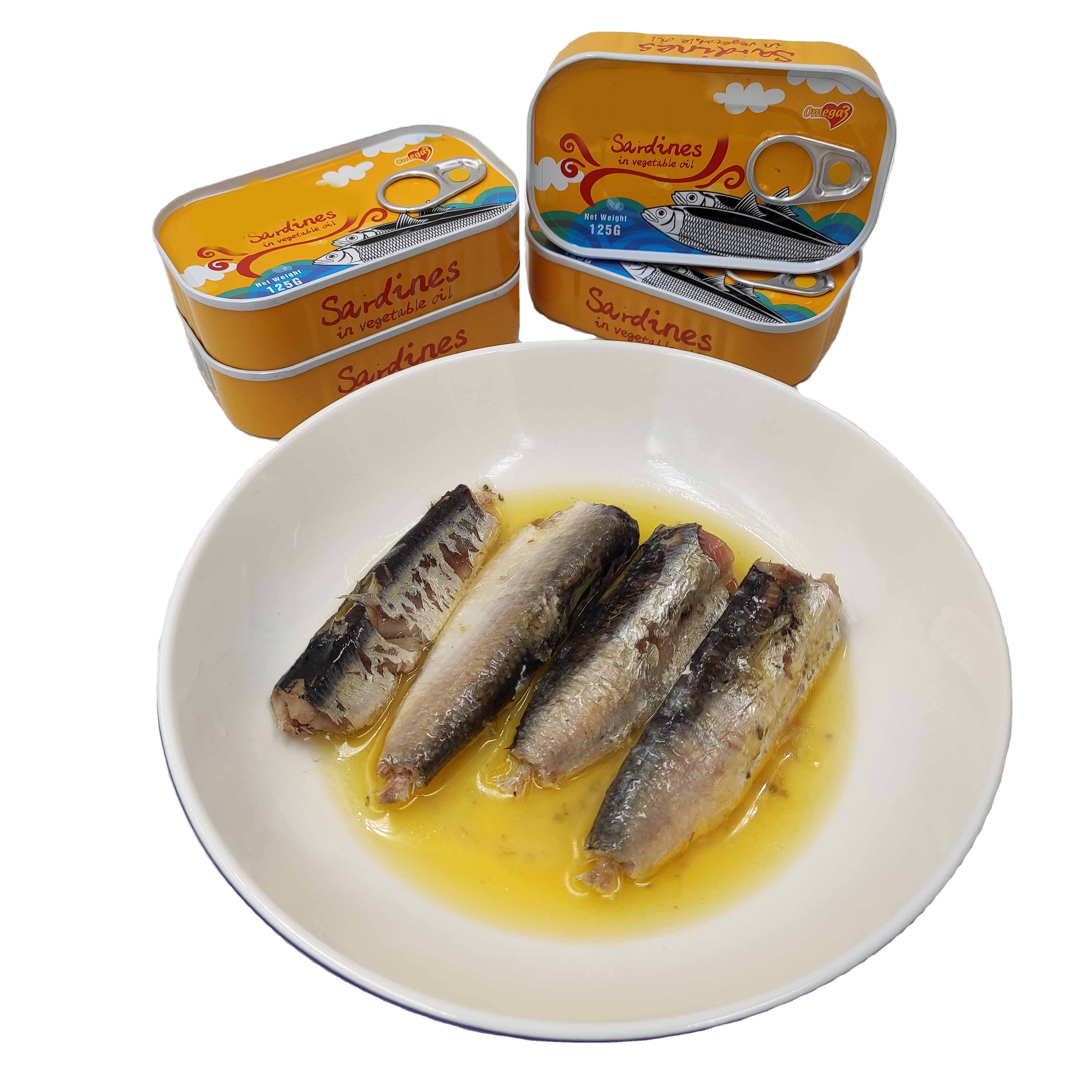 Best Price Canned Sardine in Vegetable Oil 125g sardine Producer - YIWU ...